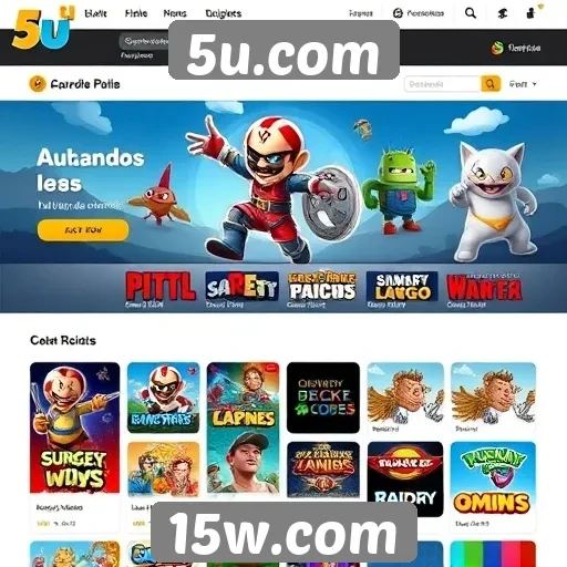 Análise da interface do usuário no 5u.com